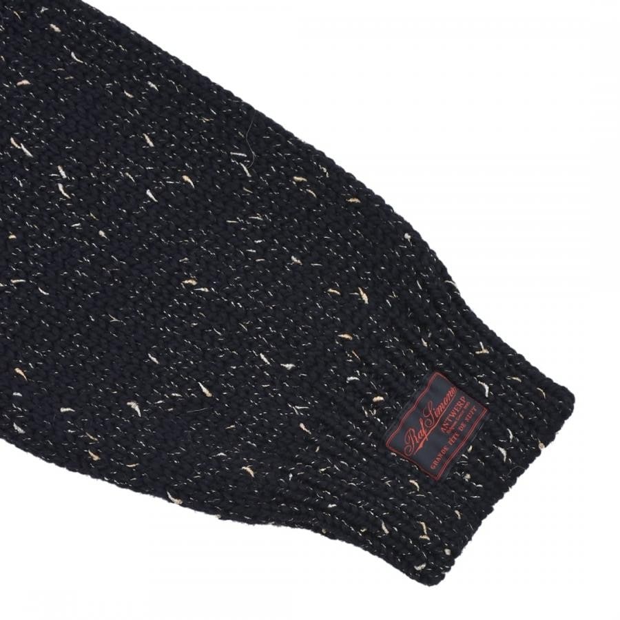 【RAF SIMONS】bulky sweater with wide loose turtleneck(BLACK) BLACK L