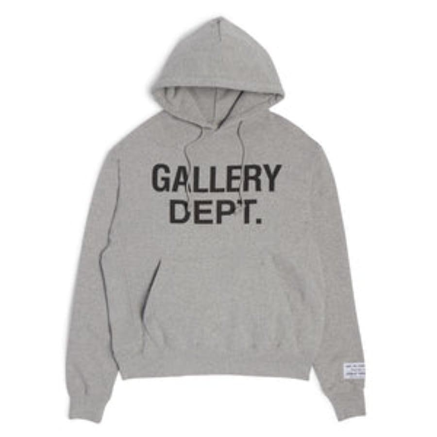 Gallery Dept GALLERY DEPT LOGO HOODIE HEATHER GREY HEATHER GREY XXL