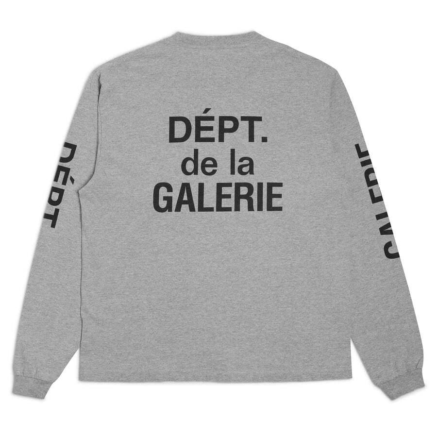 Gallery Dept FRENCH COLLECTOR LS TEE HEATHER GREY XL