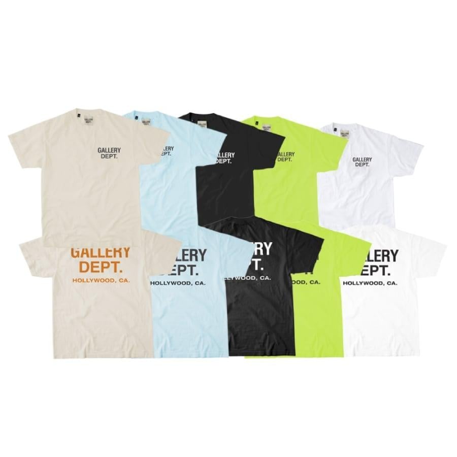 Gallery Dept VINTAGE SOUVENIR TEE LIME GREEN M