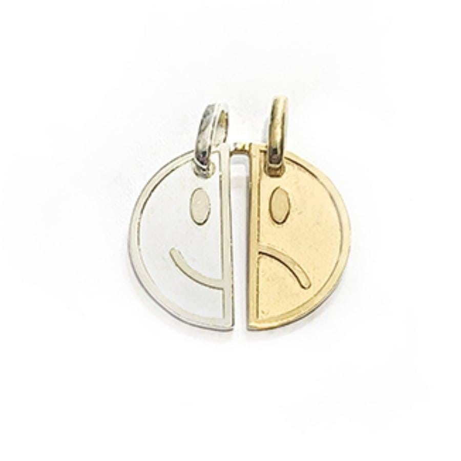 BIIS / MIXED CHAIN + HAPPY / NOT HAPPY CHARM / SILVER＆GOLD SILVER＆GOLD F