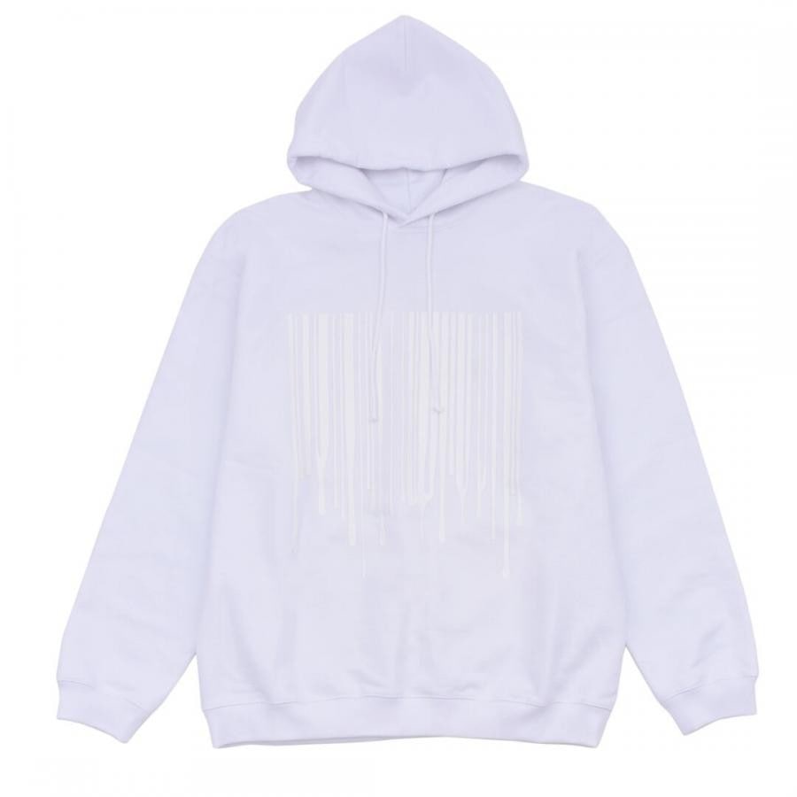 【VTMNTS】DRIPPING BARCODE HOODIE BLACK XL