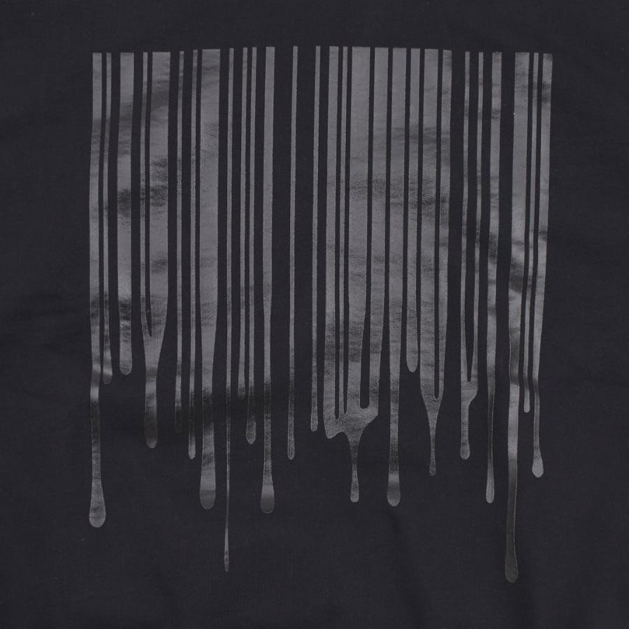 【VTMNTS】DRIPPING BARCODE HOODIE BLACK XL
