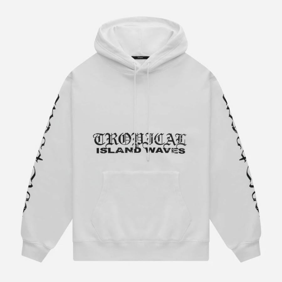 STAMPD/Island Waves Hoodie/White WHITE XL