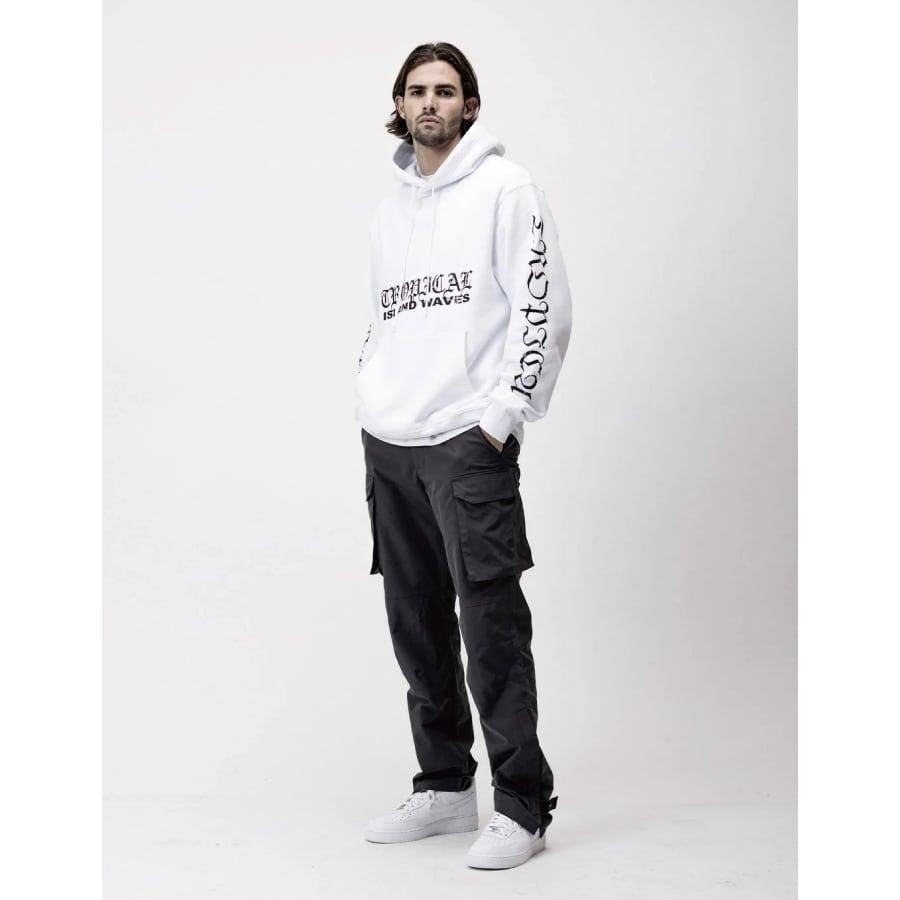 STAMPD/Island Waves Hoodie/White WHITE XL