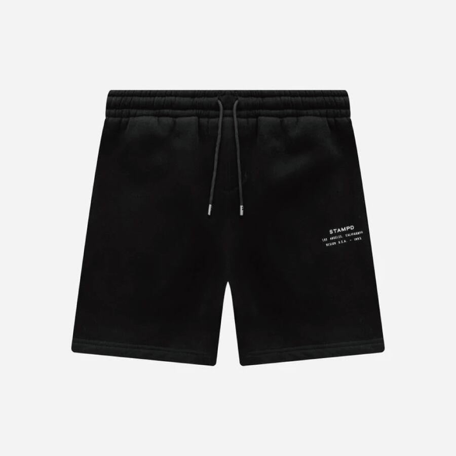 STAMPD/Essential Sweatshort/Black BLACK XS