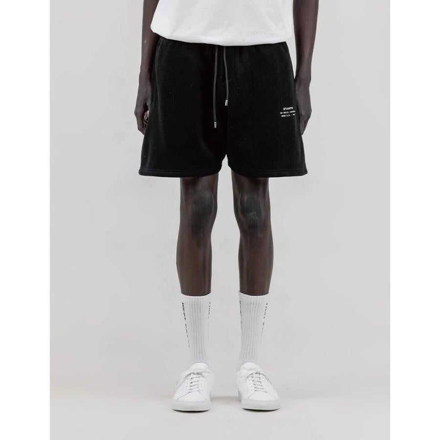 STAMPD/Essential Sweatshort/Black BLACK S