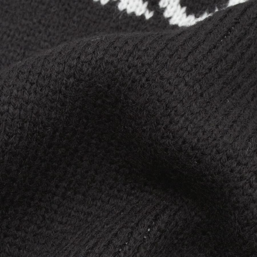 【WE11DONE】 BLACK LOGO JQD SWEATER (BLACK) BLACK L