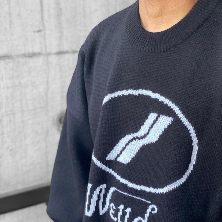 【WE11DONE】 BLACK LOGO JQD SWEATER (BLACK) BLACK L