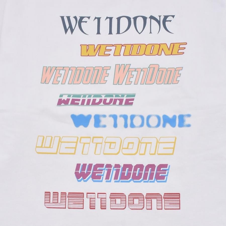 【WE11DONE】 CHARCOAL FRONT LOGO SWEATSHIRT WHITE L