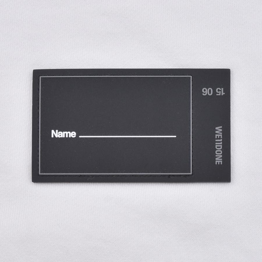 【WE11DONE】 CHARCOAL FRONT LOGO SWEATSHIRT WHITE L