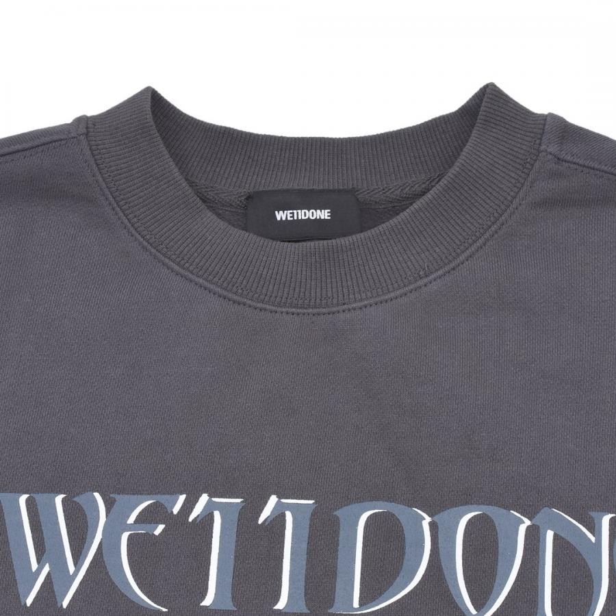 【WE11DONE】 CHARCOAL FRONT LOGO SWEATSHIRT WHITE L