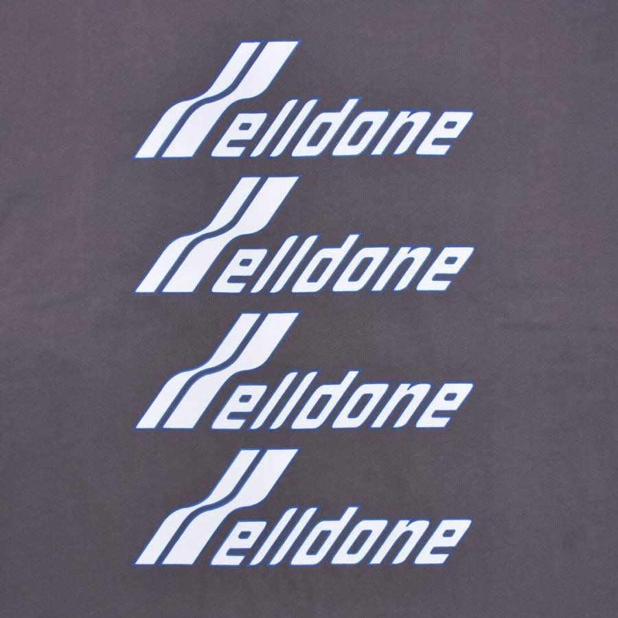 【WE11DONE】 CHARCOAL OUTLINE LOGO LONG-SLEEVED T-SHIRT (CHARCOAL) CHARCOAL L