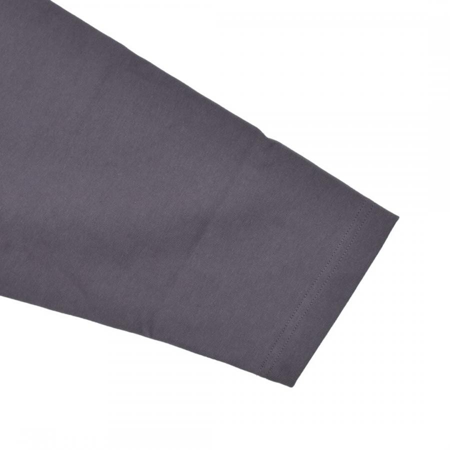 【WE11DONE】 CHARCOAL OUTLINE LOGO LONG-SLEEVED T-SHIRT (CHARCOAL) CHARCOAL L