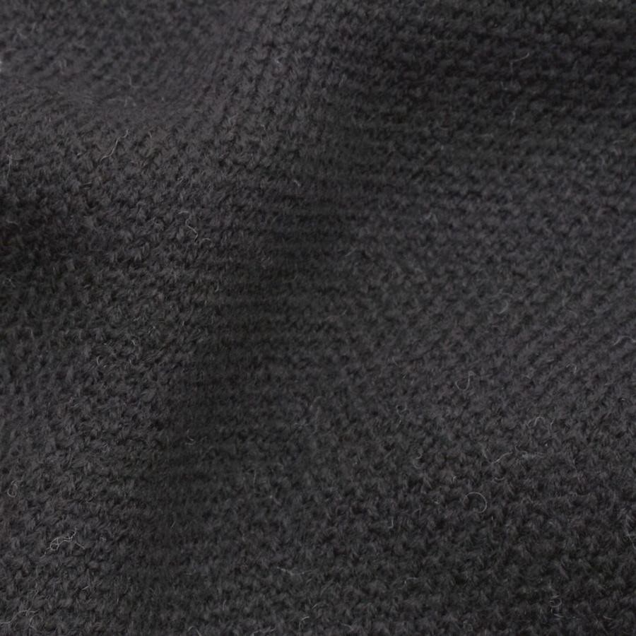 WE11DONE】 BLACK LOGO PILE KNIT SWEATER (BLACK)(M BLACK
