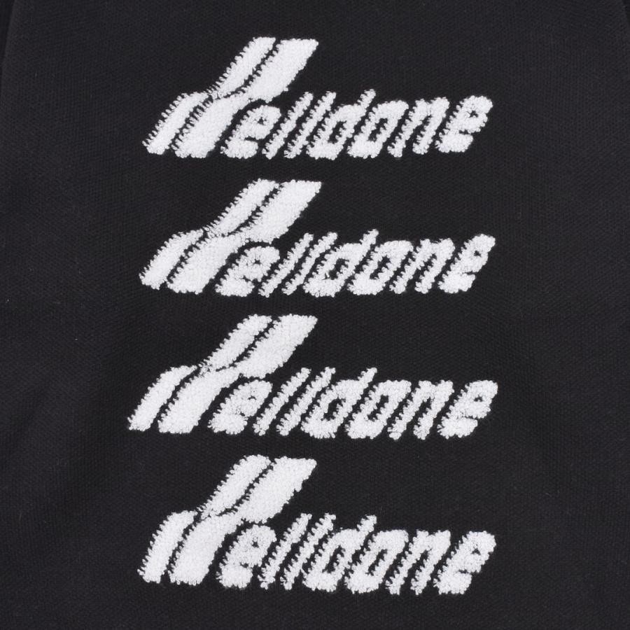 【WE11DONE】 BLACK LOGO PILE KNIT SWEATER (BLACK) BLACK L