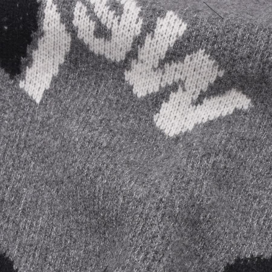 【WE11DONE】 ALLOVER ARROW SELLDONE JACQUARD SWEATER (BLUE) GREY L