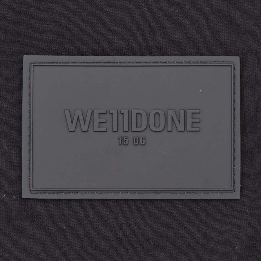【WE11DONE】LOGO LONG-SLEEVED T-SHIRT BLACK L