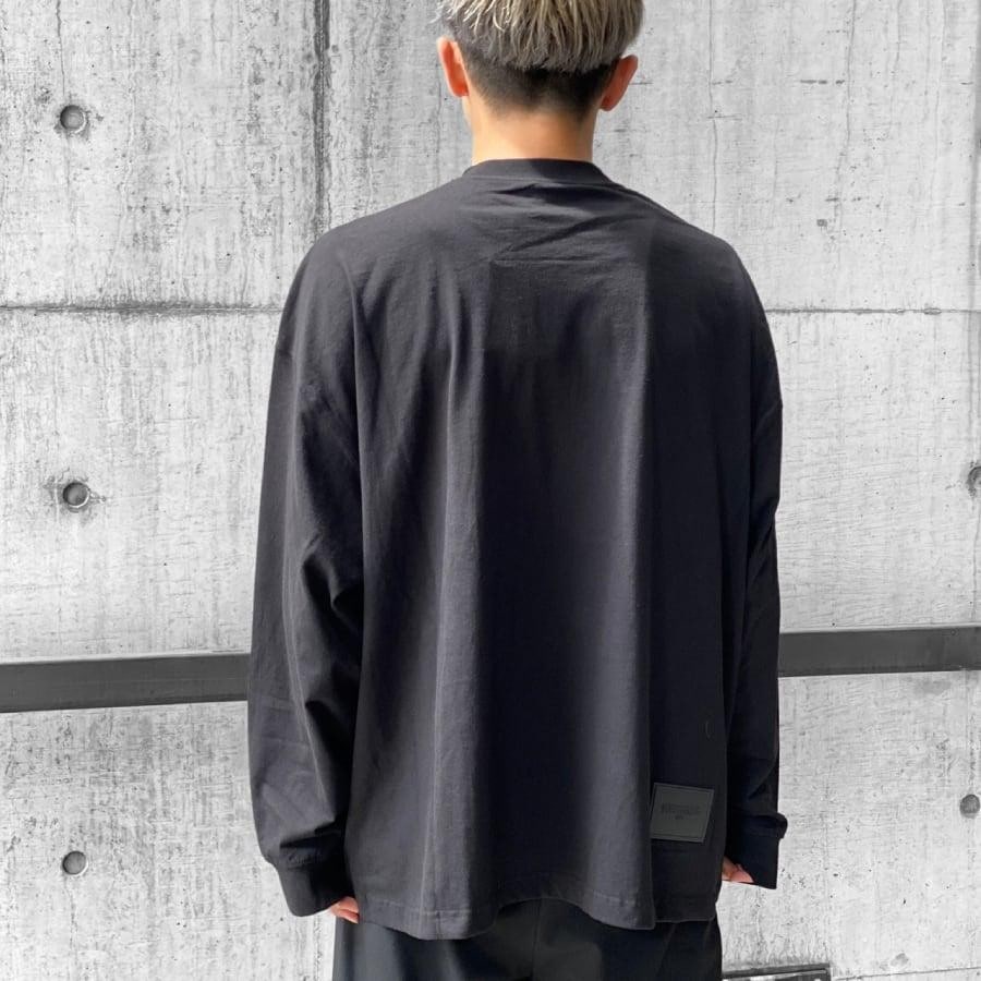 【WE11DONE】LOGO LONG-SLEEVED T-SHIRT BLACK L