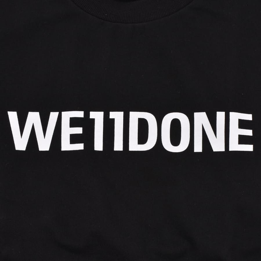 【WE11DONE】BASIC LOGO FITTED SWEATSHIRT WHITE XL
