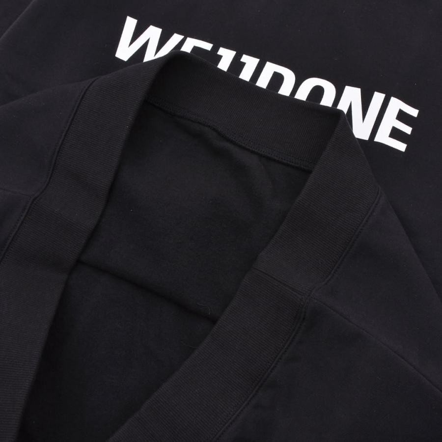 【WE11DONE】BASIC LOGO FITTED SWEATSHIRT WHITE XL