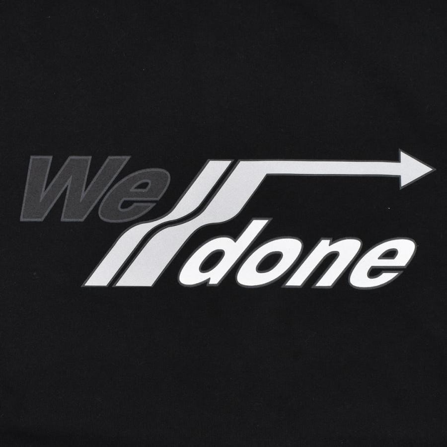 【WE11DONE】WHITE ARROW SD LOGO WASHED LONG-SLEEVED T-SHIRT WHITE L