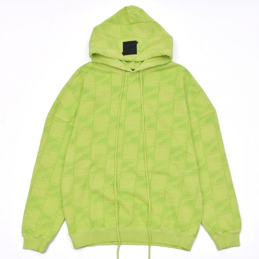 WE11DONE / GREEN OVERSIZED ALL OVER JACQUARD ZURRY GREEN M