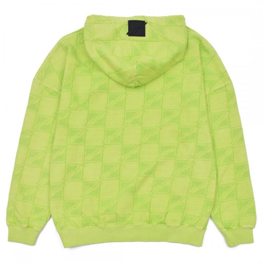 WE11DONE / GREEN OVERSIZED ALL OVER JACQUARD ZURRY GREEN M