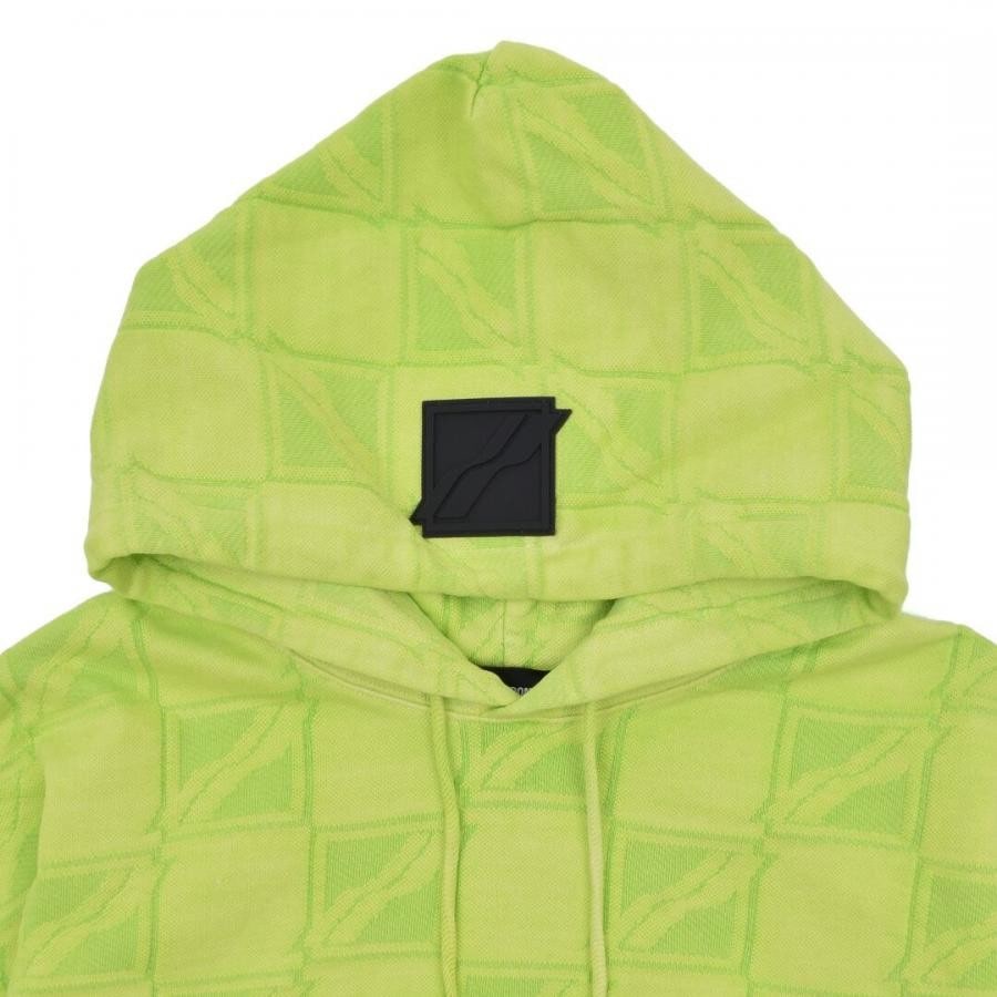 WE11DONE / GREEN OVERSIZED ALL OVER JACQUARD ZURRY GREEN M