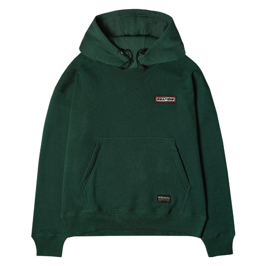 DEVA STATES / Hoodie-GRAPHIC- / GREEN GREEN XXL
