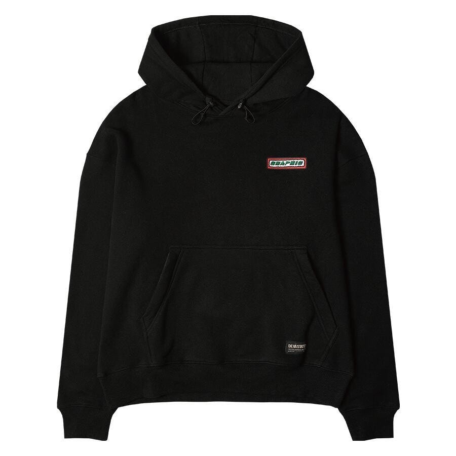 DEVA STATES / Hoodie-GRAPHIC- / BLACK BLACK XL