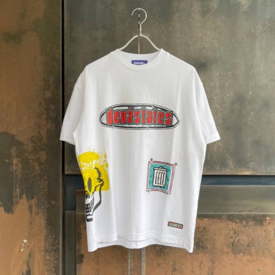 DEVA STATES / Tshirt - VIOLENCE- White / WHITE WHITE M