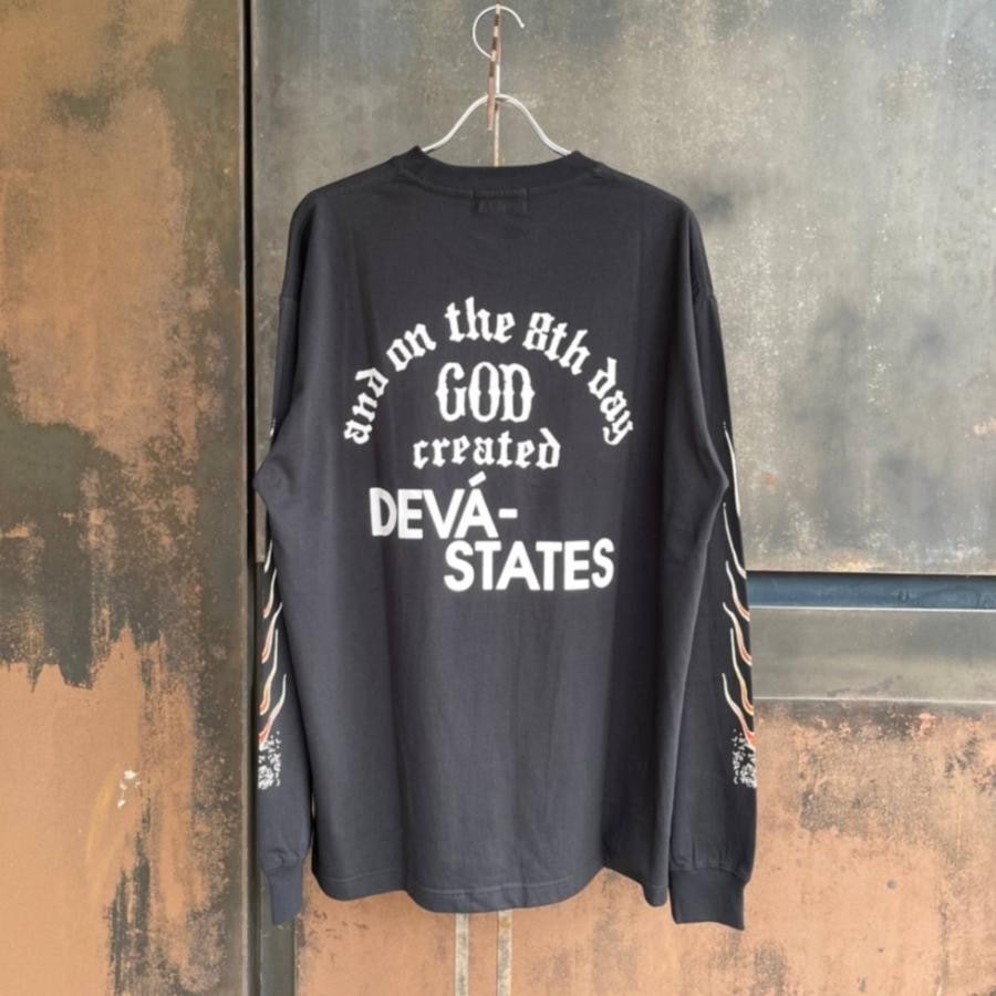 DEVA STATES / LS Tshirt - CREATION - Black / BLACK BLACK L