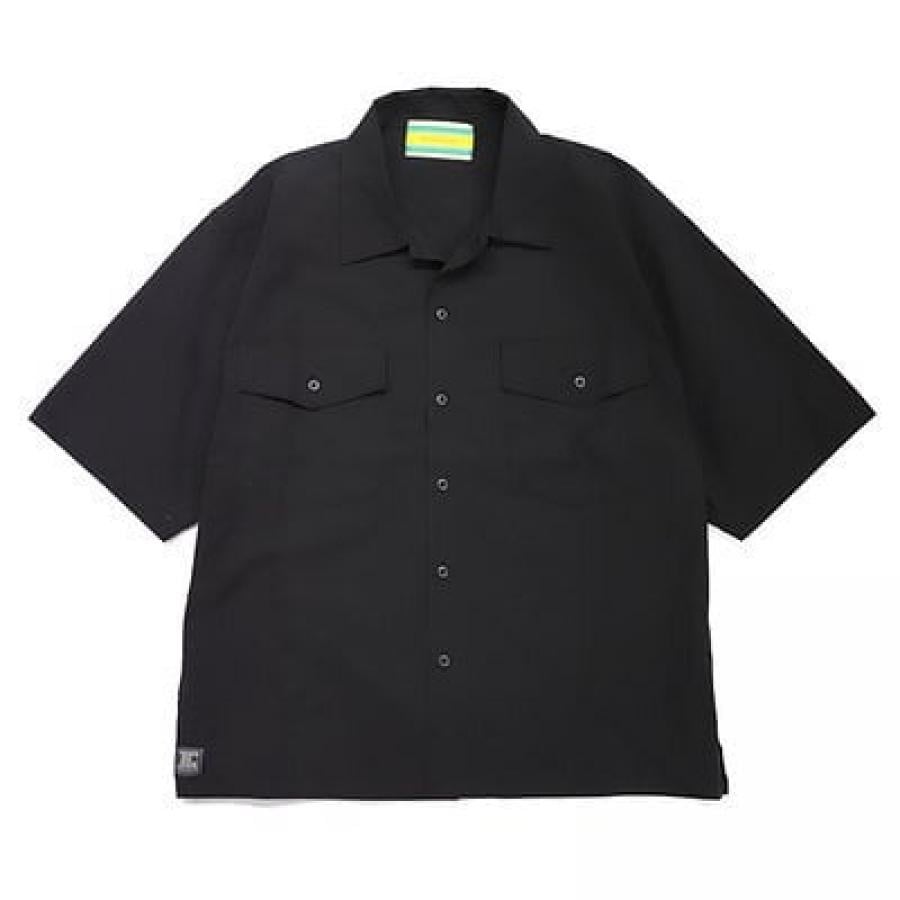 【mind seeker】Big silhouette staff shirt（BLACK） BLACK F