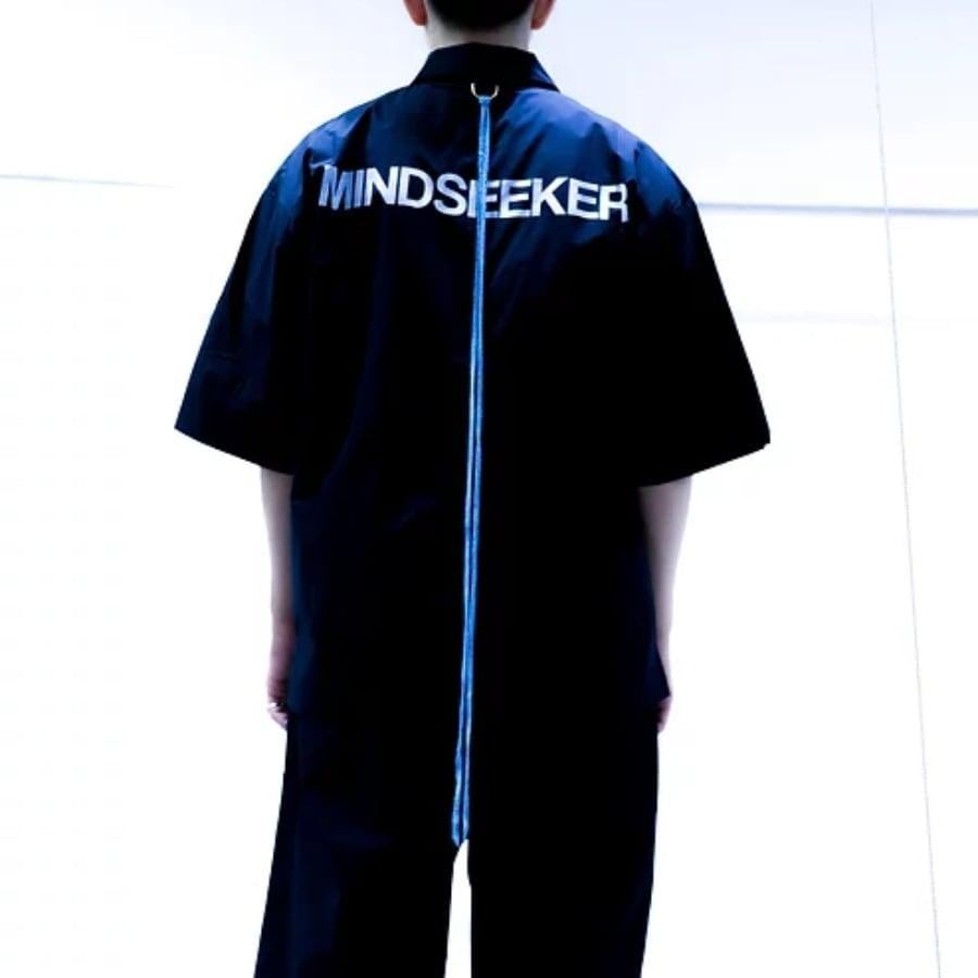 【mind seeker】Big silhouette staff shirt（BLACK） BLACK F