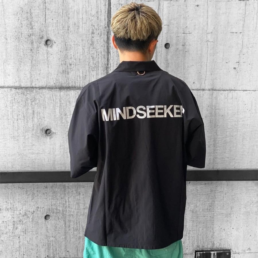 【mind seeker】Big silhouette staff shirt（BLACK） BLACK F