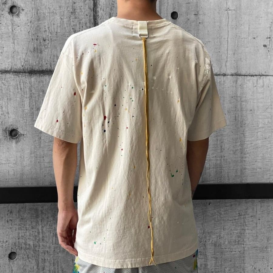 【mind seeker】HAND PAINT LOGO TEE（NATURAL） NATURAL L