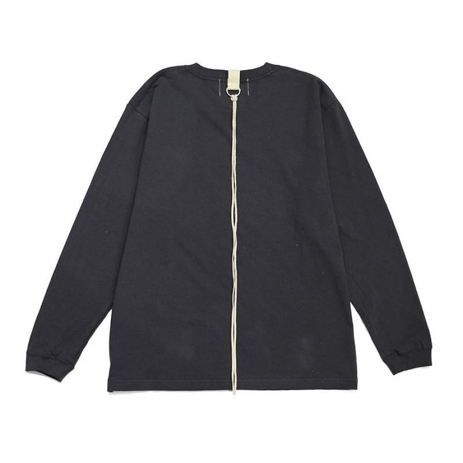 【mind seeker】METAL GRAPHIC L/S TEE（BLACK） BLACK L