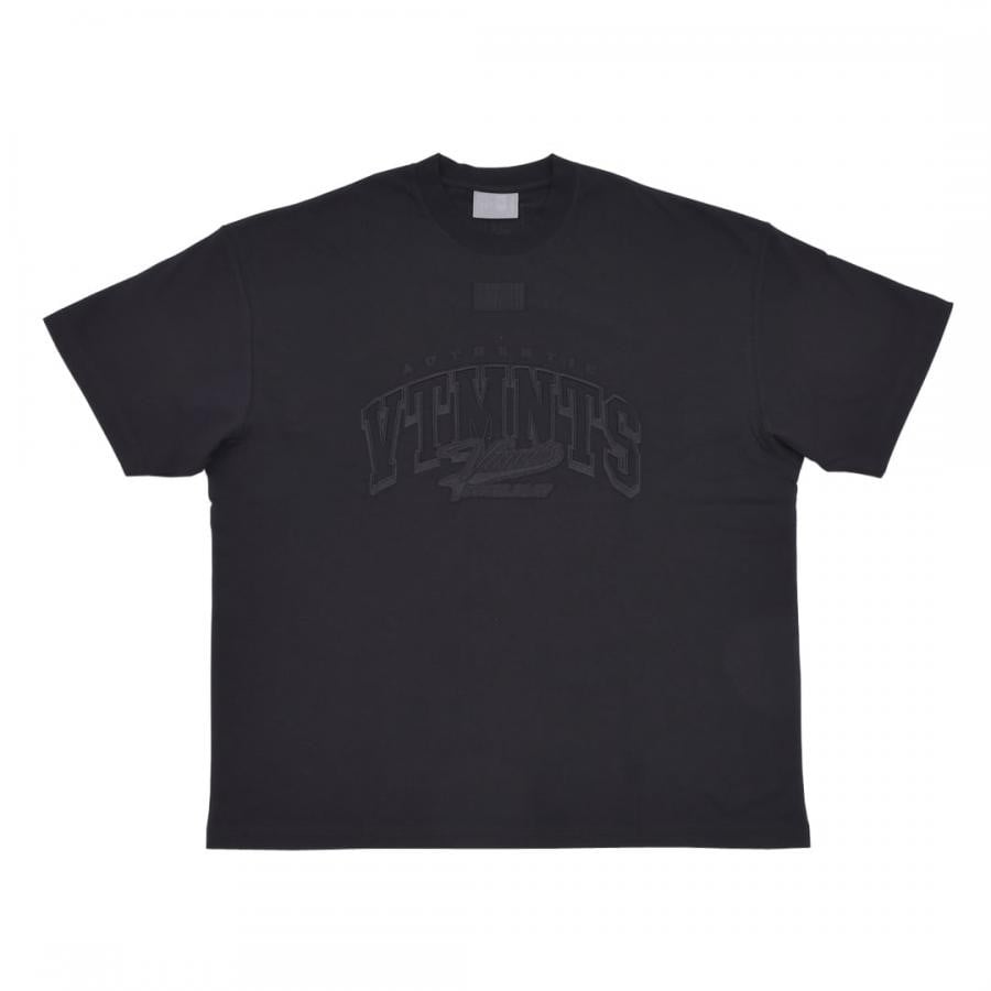 【VTMNTS】VTMNTS COLLEGE T-SHIRT BLACK XXL