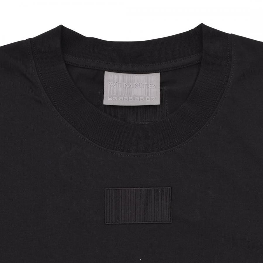 【VTMNTS】VTMNTS COLLEGE T-SHIRT BLACK XXL