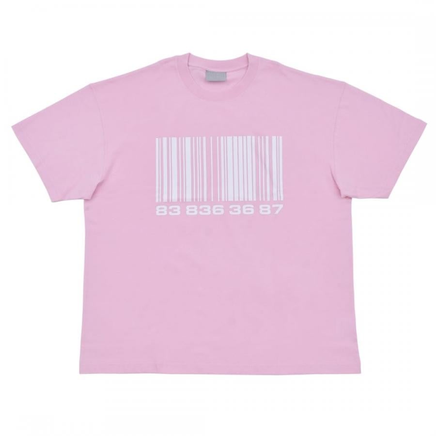 【VTMNTS】BIG BARCODE T-SHIRT WHITE XL