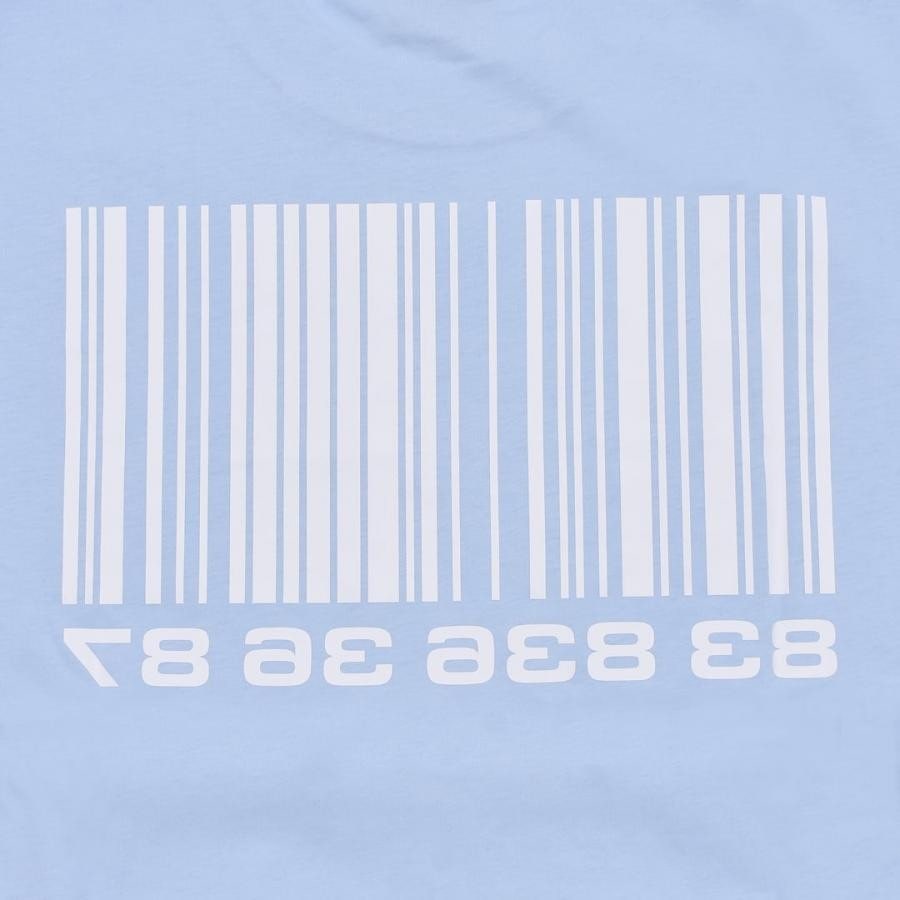 【VTMNTS】BIG BARCODE T-SHIRT WHITE XL