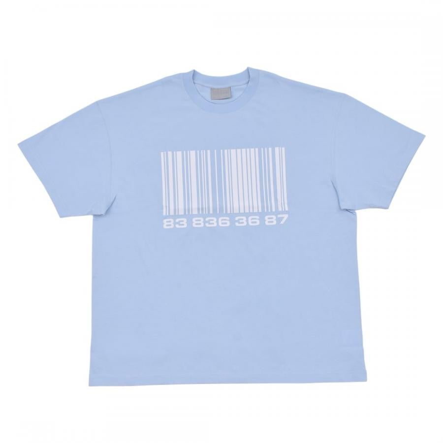 【VTMNTS】BIG BARCODE T-SHIRT WHITE XXL