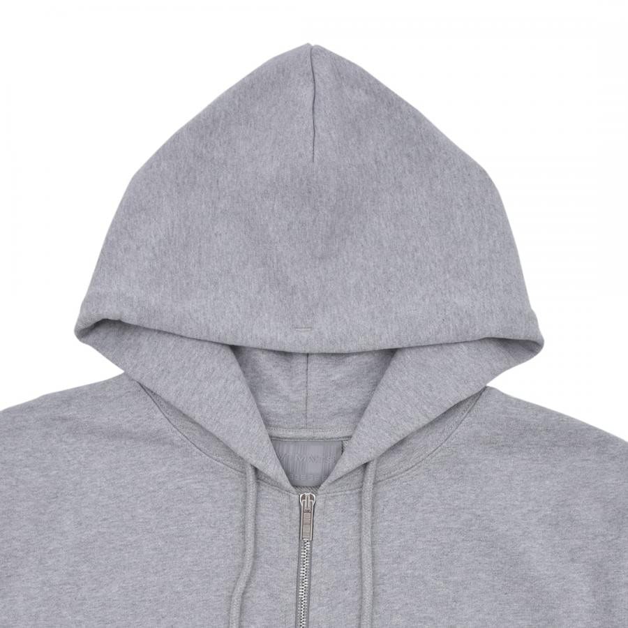 【VTMNTS】NUMBER ZIP-UP HOODIE GREY M