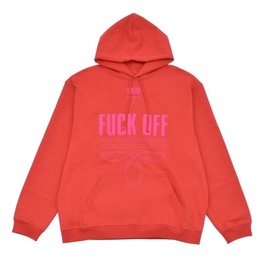 【VTMNTS】FUCK OFF FULLY EMBROIDERED HOODIE BLACK L