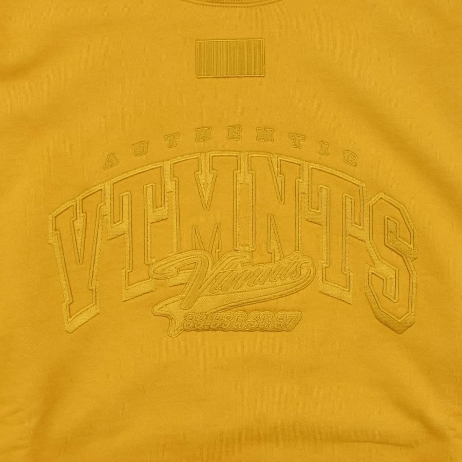 【VTMNTS】VTMNTS COLLEGE HOODIE WHITE L
