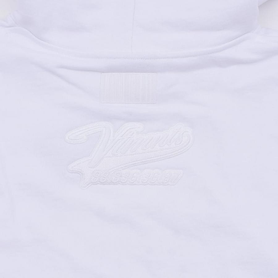 【VTMNTS】VTMNTS COLLEGE HOODIE WHITE XL