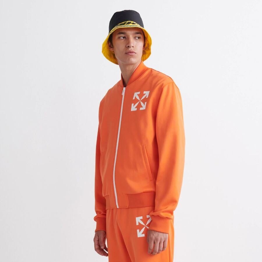 オフホワイト　off-white ブランケット　毛布　オレンジ OFF-WHITE オフホワイト 19AW OMGA094F19F18025 Arrow Print