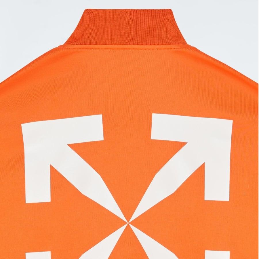 OFF WHITE/SINGLE ARROW SLIM TRACKTOP ORANGE WHITE/ORANGE/WHITE ORANGE/WHITE XL