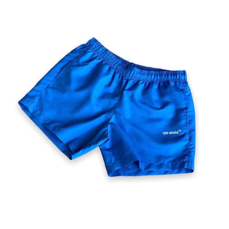 OFF WHITE/SINGLE ARROW SWIMSHORTS/PEACOCK PEACOCK S